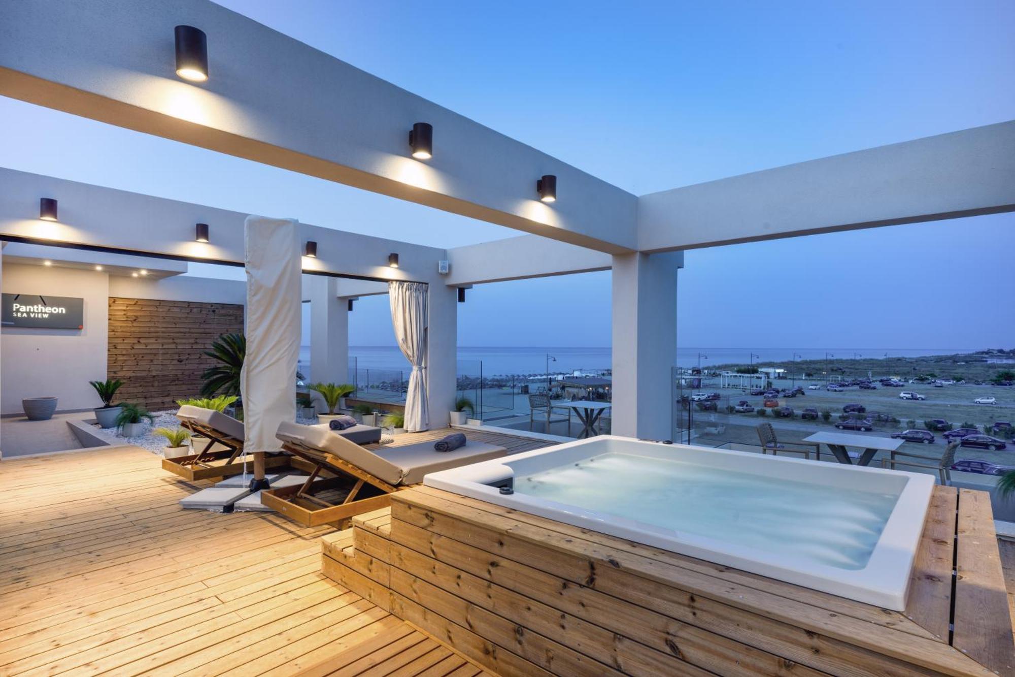 尼欧波洛伊Pantheon Sea View公寓式酒店 外观 照片